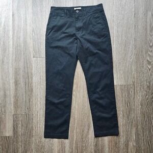 Goodfellow & Co. Mens Hennepin Chino Athletic 30x30 Black Casual Pants